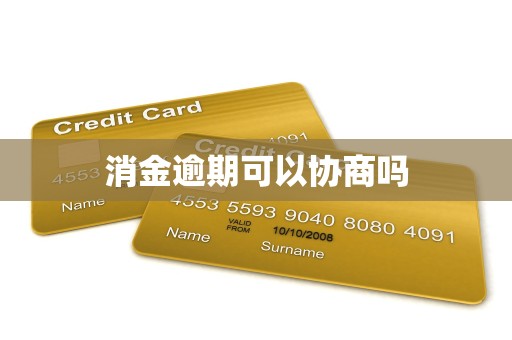 消金逾期可以协商吗