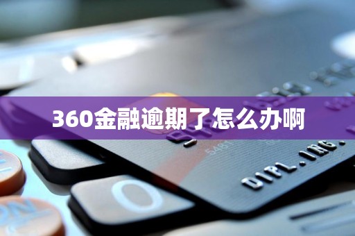 360金融逾期了怎么办啊