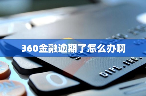 360金融逾期了怎么办啊
