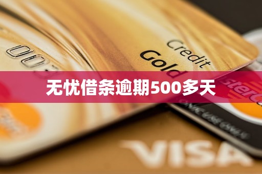 无忧借条逾期500多天