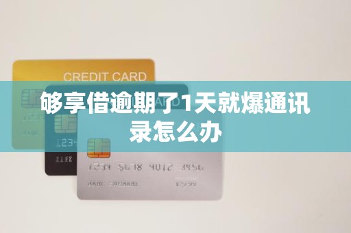 够享借逾期了1天就爆通讯录怎么办