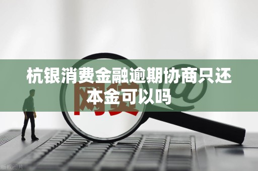 杭银消费金融逾期协商只还本金可以吗