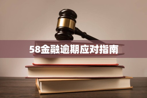 58金融逾期应对指南