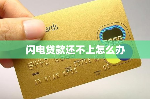 闪电贷款还不上怎么办