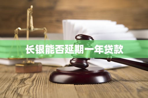 长银能否延期一年贷款