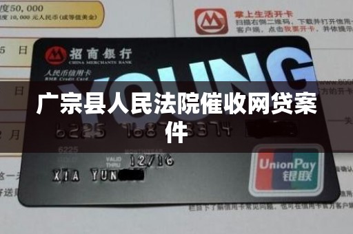 广宗县人民法院催收网贷案件