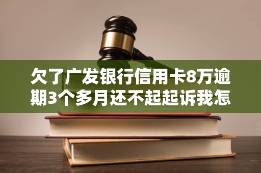 欠了广发银行信用卡8万逾期3个多月还不起起诉我怎么办