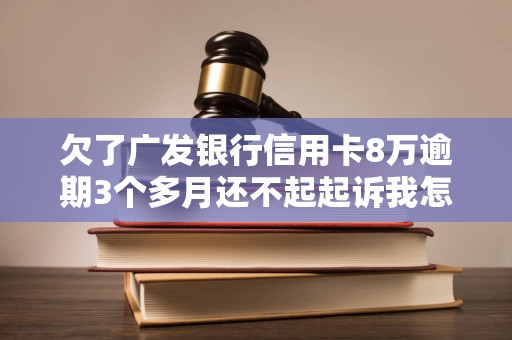欠了广发银行信用卡8万逾期3个多月还不起起诉我怎么办