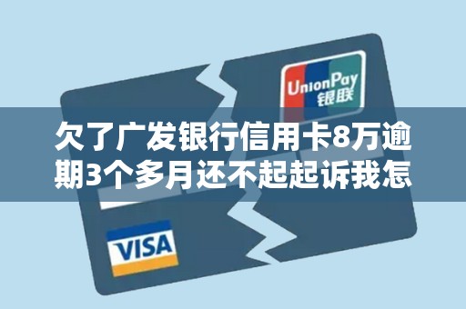 欠了广发银行信用卡8万逾期3个多月还不起起诉我怎么办