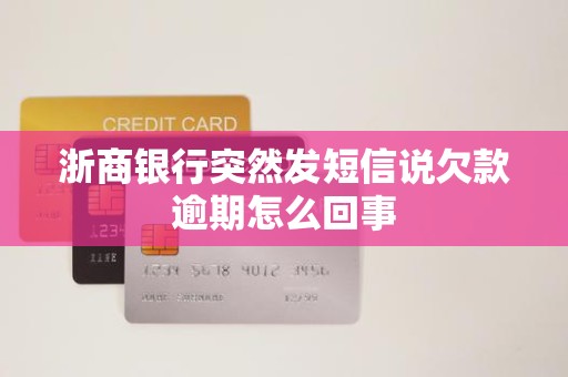 浙商银行突然发短信说欠款逾期怎么回事