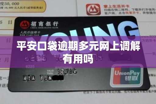 平安口袋逾期多元网上调解有用吗