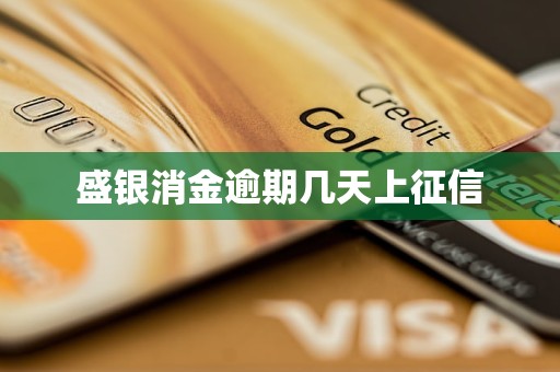 盛银消金逾期几天上征信