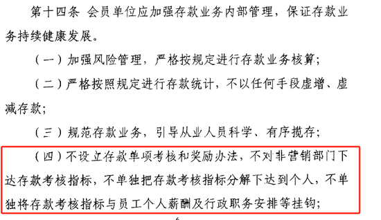 _存款业务违规行为_银行营销禁止行为