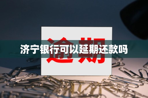 济宁银行可以延期还款吗