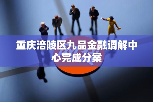 重庆涪陵区九品金融调解中心完成分案