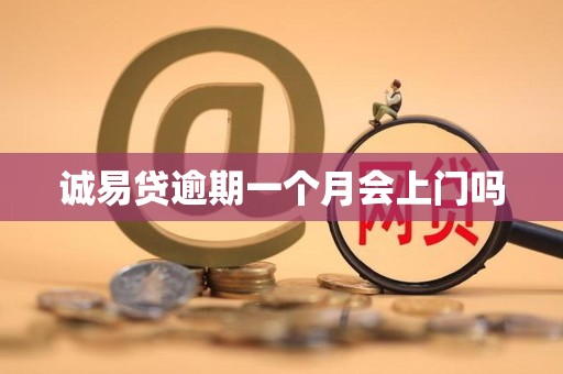 诚易贷逾期一个月会上门吗