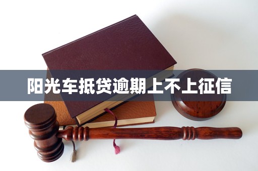 阳光车抵贷逾期上不上征信