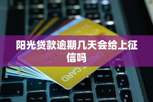 阳光贷款逾期几天会给上征信吗