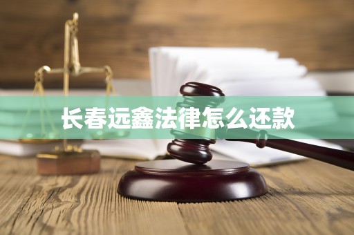 长春远鑫法律怎么还款