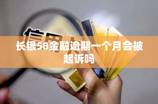 长银58金融逾期一个月会被起诉吗