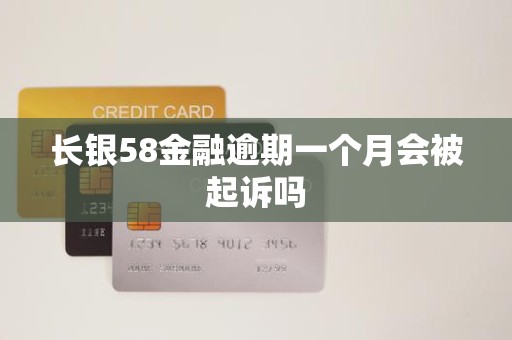 长银58金融逾期一个月会被起诉吗