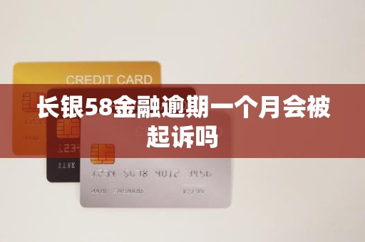 长银58金融逾期一个月会被起诉吗
