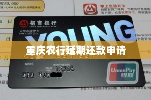 重庆农行延期还款申请