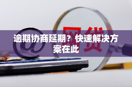 逾期协商延期？快速解决方案在此