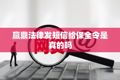 赢鼎法律发短信给保全令是真的吗