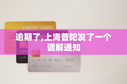 逾期了,上海普陀发了一个调解通知