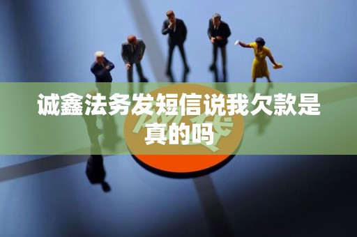 诚鑫法务发短信说我欠款是真的吗