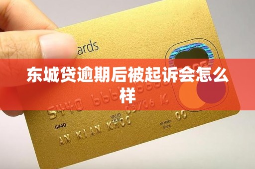 东城贷逾期后被起诉会怎么样