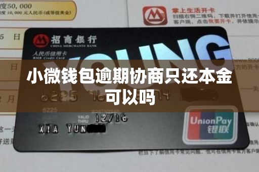 小微钱包逾期协商只还本金可以吗