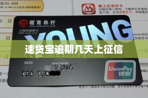 速贷宝逾期几天上征信