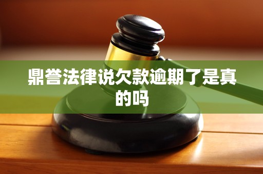 鼎誉法律说欠款逾期了是真的吗