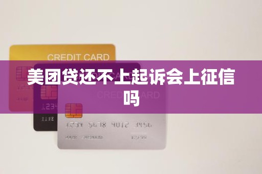 美团贷还不上起诉会上征信吗