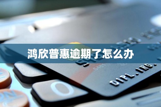 鸿欣普惠逾期了怎么办