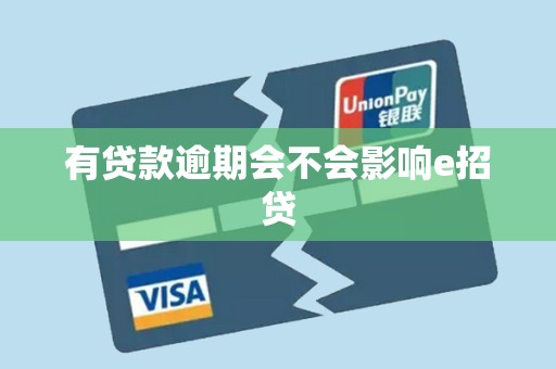 有贷款逾期会不会影响e招贷