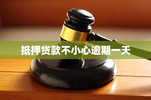 抵押贷款不小心逾期一天