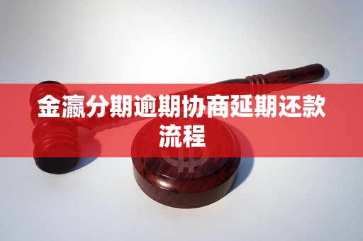 金瀛分期逾期协商延期还款流程